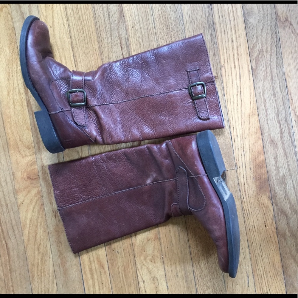 Steve Madden leather tall boots size 8
